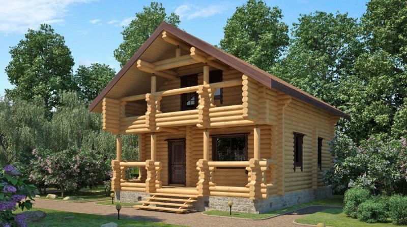 Срубы деревянных домов
