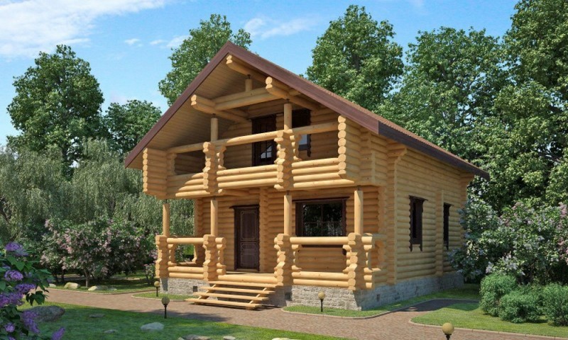 Срубы деревянных домов
