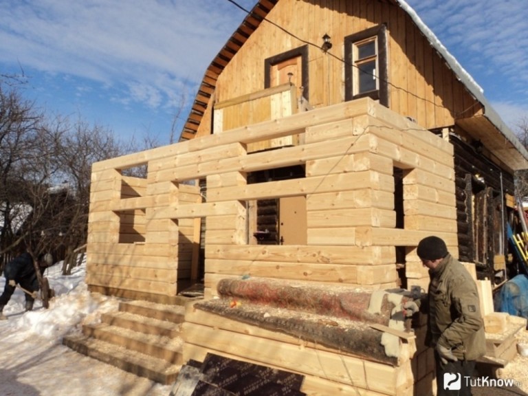 Сделала пристройку как оформить