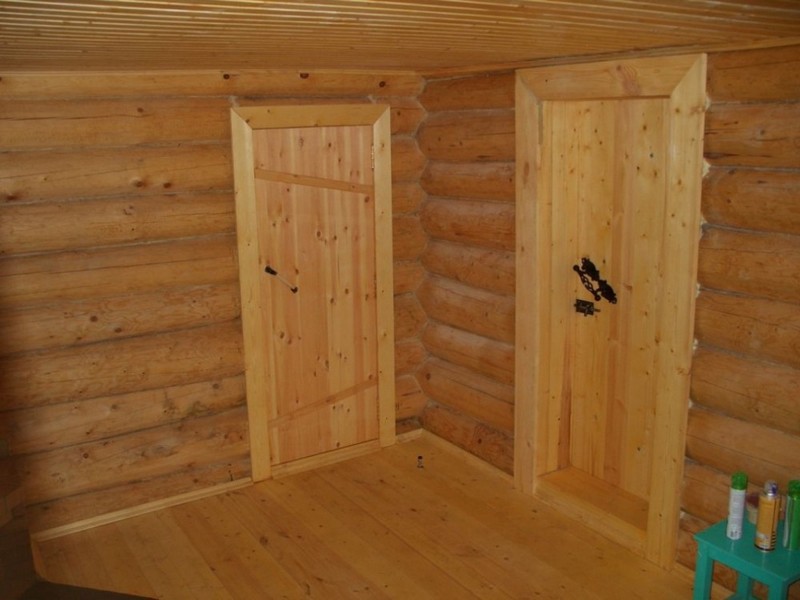 Как изготовить деревянные двери в баню своими руками