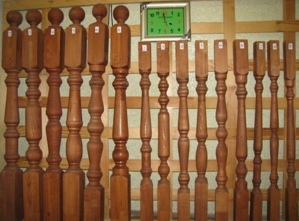 Деревянные элементы лестницы