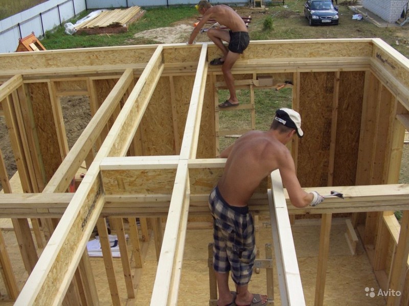 Строительство каркасно-щитового дома своими руками