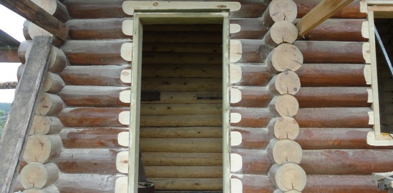 окосячка в деревянном доме